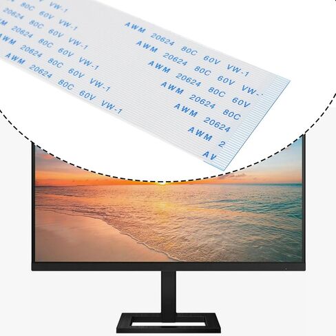 10 قطع FFC FPC 50 Pin Ribbon كابل مسطح 0.5 ملم لطابعة LCD ثلاثية الأبعاد كاميرا DVD TV صوت الكمبيوتر المحمول، 15 سم in Saudi Arabia