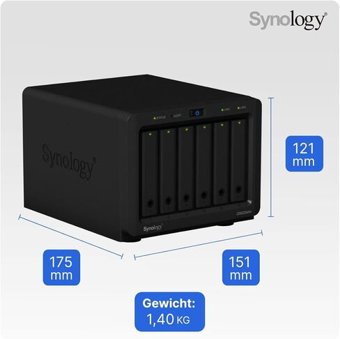 نظام التخزين Synology DiskStation DS620slim SAN/NAS in Saudi Arabia