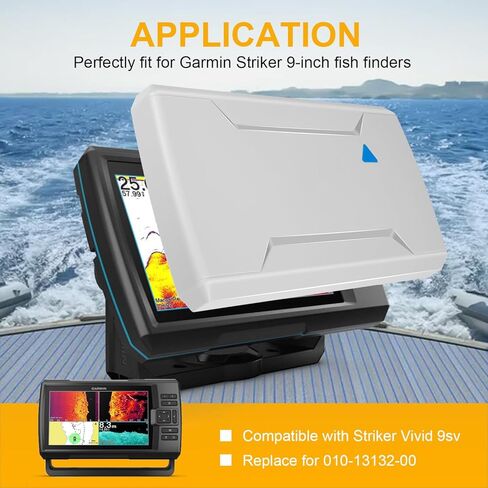 غطاء حماية للشمس 010-13132-00 لأجهزة Garmin Striker مقاس 9 بوصة، غطاء غبار لجهاز Garmin Striker Vivid 9sv Fishfinder in Kuwait