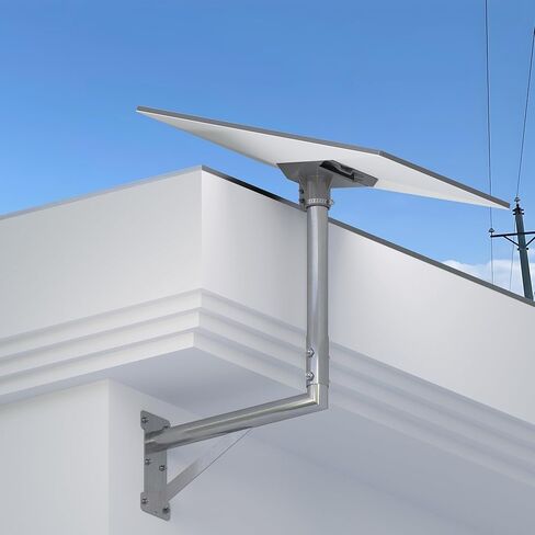 Starlink Standard 4/4X Wall Mount Extendable with Pipe Adapter, 18.8"-26" Ajustable Horizontal Arm/28.3" Vertical Clearance for Roof Eave & Wall Mounting, Stainless Steel Heavy Duty in Saudi Arabia