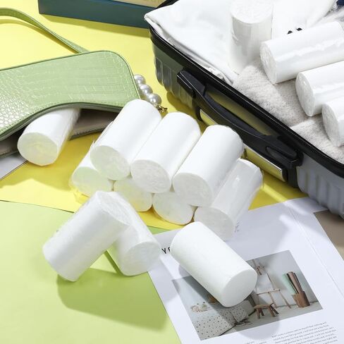 20 PCS Travel Toilet Paper Soft Compact Mini Toilet Paper Rolls Portable Individual Wrapped for Camping Hiking Outdoor Home RV in Saudi Arabia