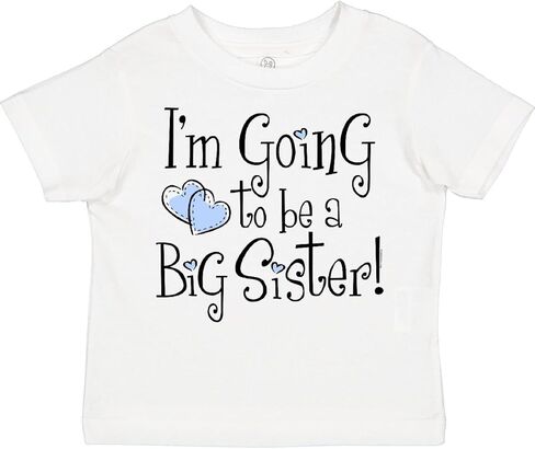 inktastic Heart New Big Sister Toddler T-Shirt in Saudi Arabia