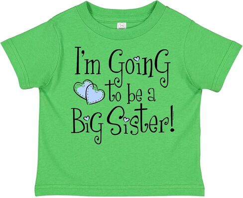 inktastic Heart New Big Sister Toddler T-Shirt in Saudi Arabia