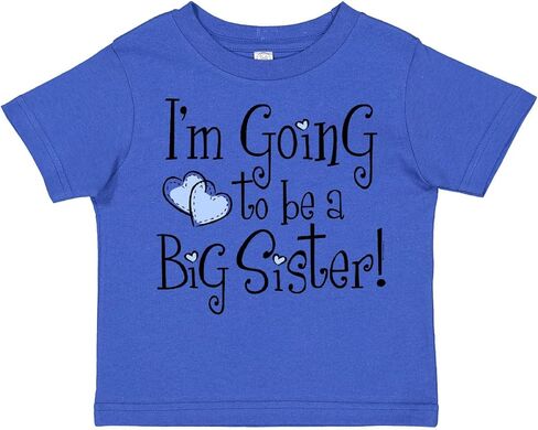 inktastic Heart New Big Sister Toddler T-Shirt in Saudi Arabia