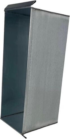 FBI Gel Mold Box, Galvanized Hot-Rolled Steel, 16L x 6W x 7H inches, 6 lbs 12 oz, Line Grain Finish, Ballistic Testing in Saudi Arabia