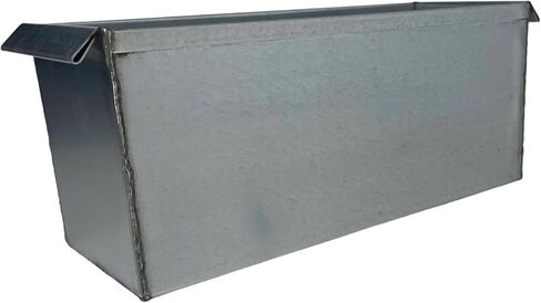 FBI Gel Mold Box, Galvanized Hot-Rolled Steel, 16L x 6W x 7H inches, 6 lbs 12 oz, Line Grain Finish, Ballistic Testing in Saudi Arabia