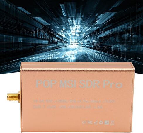 جهاز استقبال POP MSI SDR Pro محدد ببرنامج راديو 10 كيلو هرتز إلى 2 جيجا هرتز واسع النطاق 14 بت SDR، متوافق مع معالج طيف الراديو RSP1، متعدد الوظائف مع SDRuno in Saudi Arabia