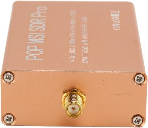 جهاز استقبال POP MSI SDR Pro محدد ببرنامج راديو 10 كيلو هرتز إلى 2 جيجا هرتز واسع النطاق 14 بت SDR، متوافق مع معالج طيف الراديو RSP1، متعدد الوظائف مع SDRuno in Saudi Arabia