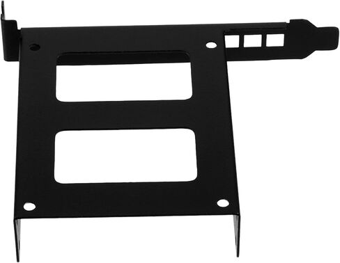 حامل القرص الصلب Pci فتحة التوسعة SSD حامل القرص الصلب الميكانيكي رف تخزين معدني أسود الحجم القياسي لتخزين الكمبيوتر وتركيبه in Kuwait