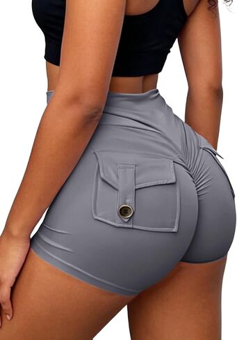 شورت Avanova Scrunch Butt Lifting للنساء، شورت مثير للتمرين واليوجا والجيم in Saudi Arabia