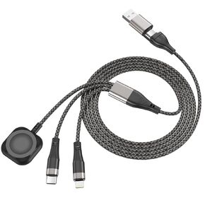 سلك الشاحن iPhone 3pack 3ft 3ft Apple MFI معتمد من النايلون من النايلون الشاحن iPhone شاحن سريع التوافق مع iPhone 14 13 12 11 Pro Max XR XS X 8 7 6 Plus SE in Kuwait