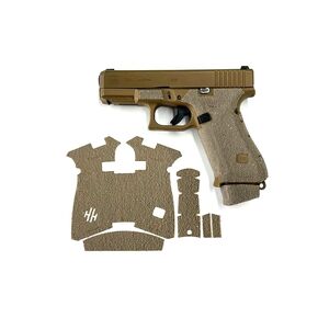 شريط قبضة مسدس HANDLEITGRIPS متوافق مع Glock 19x/ Glock 19x MOS/Glock 45/ Glock 45 MOS/ - شريط قبضة مسدس من سلسلة FDE Edge، أغلفة مسدس، مملوكة للمحاربين القدامى، صنع في الولايات المتحدة الأمريكية in Kuwait