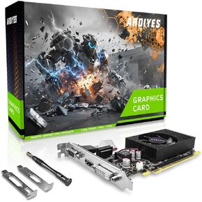 بطاقة رسومات GPU منخفضة المستوى GT 730 سعة 4 جيجابايت، وبطاقة فيديو 64 بت GDDR3، وبطاقة رسومات DVI VGA HDMI منخفضة المستوى مع مروحة تبريد in Kuwait