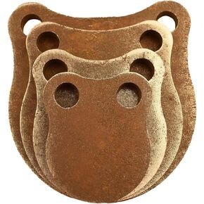 AR500 Steel Gong أهداف الرماية 4 عبوات (3 بوصة، 4 بوصة، 5 بوصة، 6 بوصة) - بسمك 1/2 بوصة، مُصنفة بواسطة HDSteelTargets in Saudi Arabia