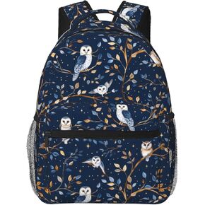 Raccoon Casual Backpack, Lightweight Laptop Bag Daypack, Animal Under the Moon Backpacks for Women Men Teens Students, Starry Night Polyester Bookbag Gifts for School Work Travel Hiking in Kuwait