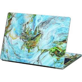 غلاف لامع لامع من MightySkins متوافق مع Apple MacBook Air 13.6" M2 (2022) - Island Swirl | لمسة نهائية لامعة واقية ومتينة شديدة اللمعان | سهلة التطبيق وتغيير الأنماط | صنع في الولايات المتحدة الأمريكية in Kuwait