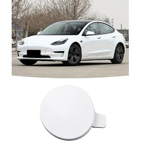 Front Bumper Tow Hook Cover Fit for Tesla Model 3, Car Towing Eye Cap Fit for Tesla 2017-2019 (Silver) in Saudi Arabia
