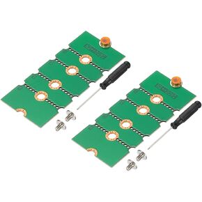 PATIKIL M2 NVME SSD نقل بطاقة محول ممتدة 2230، 2 قطعة محول تمديد M.2 يتغير إلى حجم طويل مع مفكات لمقاهي الإنترنت في المنزل والمكتب، أخضر in Kuwait