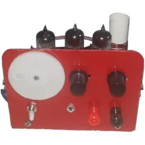 Regenerative DC Three-lamp Shortwave Tube Radio Kit CW SSB Receiver with Base in Saudi Arabia