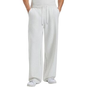 بنطلون رياضي فضفاض للرجال من Susclude، بنطال رياضي فضفاض برباط وخصر مطاطي وساق واسعة، سروال رياضي فضفاض من القطن in Kuwait