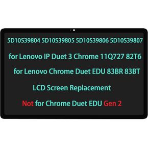 5D10S39804 5D10S39805 5D10S39806 5D10S39807 10.95 بوصة استبدال شاشة تعمل باللمس لجهاز Lenovo IP Duet 3 Chrome 11Q727 82T6 Chrome Duet EDU 83BR 83BT شاشة LCD تعمل باللمس in Kuwait