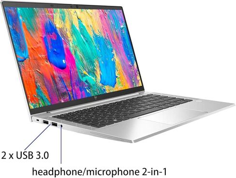 كمبيوتر محمول HP EliteBook 830 G7 بشاشة تعمل باللمس، كمبيوتر محمول 13.3 بوصة FHD، Intel i7-10610U 1.8 جيجا هرتز، ذاكرة الوصول العشوائي 16 جيجا، 512 جيجا SSD، لوحة مفاتيح بإضاءة خلفية، CAM، Windows 11 Pro (متجدد) in Kuwait
