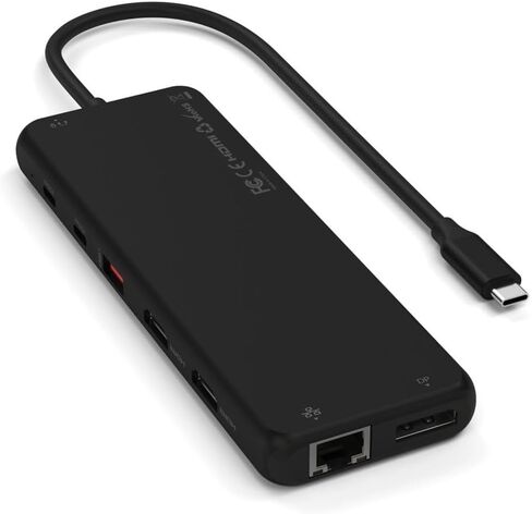 Satechi 13-in-1 USB-C Triple Display Multiport Adapter for Windows & Single Extended Display for Mac, 8K DP (Windows Only), Dual 4K HDMI, USB-A/C 10Gbps, 85W PD, Ethernet, Audio in Kuwait