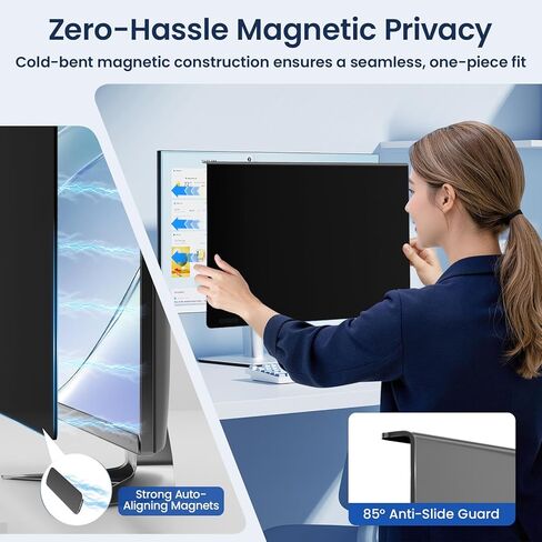 درع خصوصية الكمبيوتر المغناطيسي المعلق مقاس 23 بوصة و27 بوصة in Kuwait