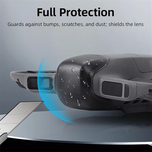 Drone Lens Cover for DJI NEO 2 Accessories, 2Pcs Gimbal Protector Case Anti-Scratch Lens Cap Dustproof Protective Cover Compatible with DJI NEO 2 in Kuwait