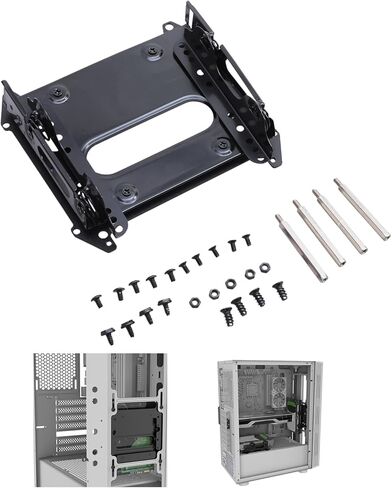 3.5 Inch SSD Metal Mounting Adapter Bracket Dock Hard Drive Holder for PC Hard Drive Enclosure Hard Disk Drive Mounting Bracket in Saudi Arabia