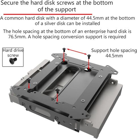 3.5 Inch SSD Metal Mounting Adapter Bracket Dock Hard Drive Holder for PC Hard Drive Enclosure Hard Disk Drive Mounting Bracket in Saudi Arabia