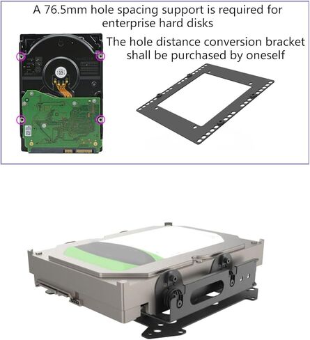 3.5 Inch SSD Metal Mounting Adapter Bracket Dock Hard Drive Holder for PC Hard Drive Enclosure Hard Disk Drive Mounting Bracket in Saudi Arabia