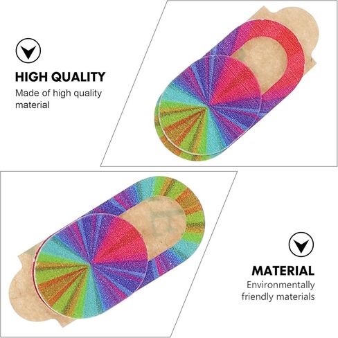 3pcs Webcam Privacy Covers for Phone and Laptop Ultra-Thin Protective Camera Lens Covers with Sliding Privacy Shield Green Laser-Patterned Card Design in Saudi Arabia