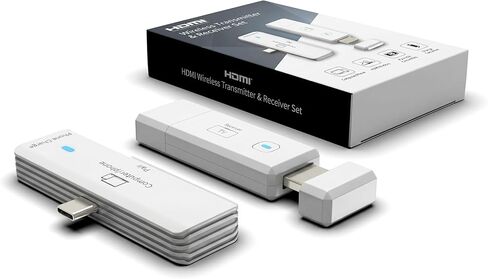 جهاز إرسال واستقبال موسع HDMI لاسلكي | 4K إلى 1080P HD | 5G/2.4G الكمون المنخفض للغاية | التوصيل والتشغيل لشاشة النسخ المتطابق لأجهزة الكمبيوتر المحمول، والتلفزيون، وجهاز العرض، وPS4/PS5 in Saudi Arabia
