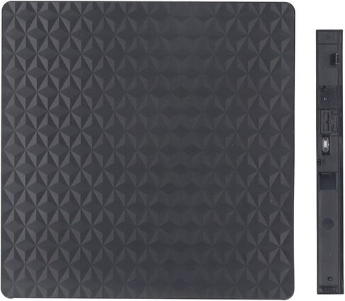 Jiawu External DVD Drive, USB 3.0 Type C External Enclosure, CD/DVD/BD Optical Drive, 12.7mm Slim, Up to 5Gbps Transfer Rate for Laptop, Desktop, Wins 7, 8.1, 10, Vista in Saudi Arabia