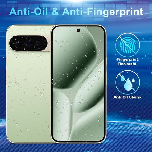 [2+2 Pack] Privacy Screen Protector for Pixel 10 Pro XL Tempered Glass with Camera Lens Protectors - 9H Hardness, Anti Spy, Support Fingerprint Unlock, Black in Saudi Arabia