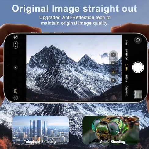 surundo for iPhone 17 Pro Max Camera Protector, Bling Glitter Camera Cover Design Flowing Liquid Quicksand, [Not Easy to Fall] [Strong Adsorption] 9H Tempered Glass Lens Cover Stylish Accessories in Saudi Arabia