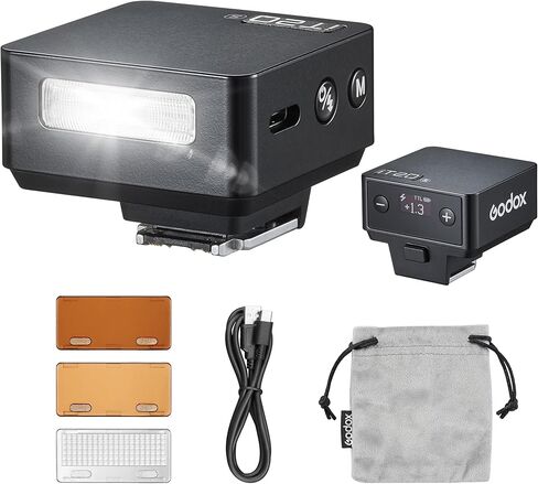 GODOX iT20 F IT20F Mini Flash TTL Wireless Camera Flash Compatible with Fuji Cameras, 700+ Flashes & 1.5 s Recycling Camera iFlash (IT20 F (Black)) in Saudi Arabia