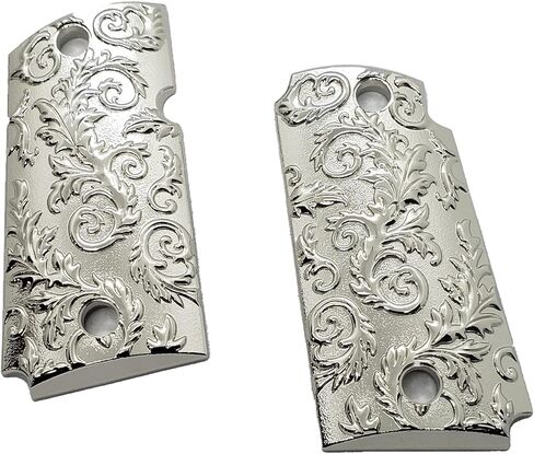 مخصص لـ Kimber Micro 9 مم مقابض معدنية تصميم التمرير Micro9 براغي مطلية بالنيكل in Kuwait