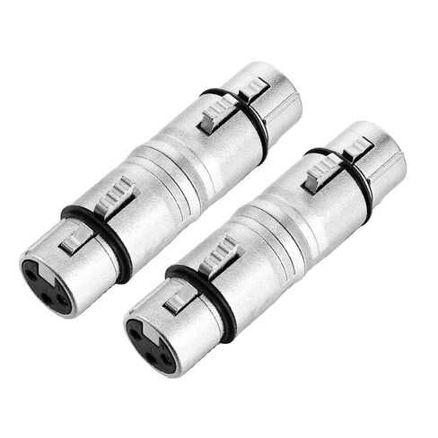 2-حزمة XLR أنثى إلى أنثى 3 دبوس محول كابل الميكروفون مغير الجنس XLR in Saudi Arabia
