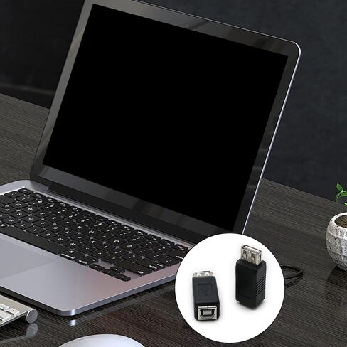 2 حزمة USB2.0 أنثى إلى نوع B أنثى محول USB2.0 المقابس موصلات محول لكاميرا طابعة الكمبيوتر المحمول in Kuwait