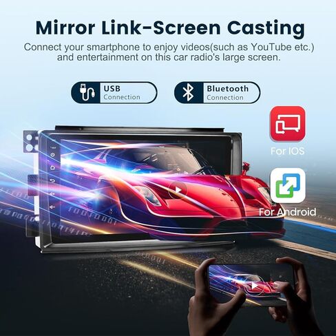 2G+64G سيارات راديو سيارات مع Audio HIFI لـ Mercedes-Benz Smart Fortwo 2005-2010 ، Carplay Wireless/Android Auto 9 Inch HD Screen Android 13 GPS WiFi Bluetooth FM/RDS EQ HD Camera in Kuwait