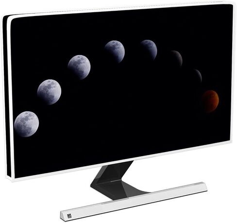 Baocicco Moon Phase Monitor أغطية الغبار 26، 27، 28 بوصة Moon Art ثماني مراحل من التغيير الكامل لغطاء الجسم بالكامل لشاشة الكمبيوتر المتوافقة مع iMac 26-28 بوصة PC، سطح المكتب والتلفزيون in Saudi Arabia