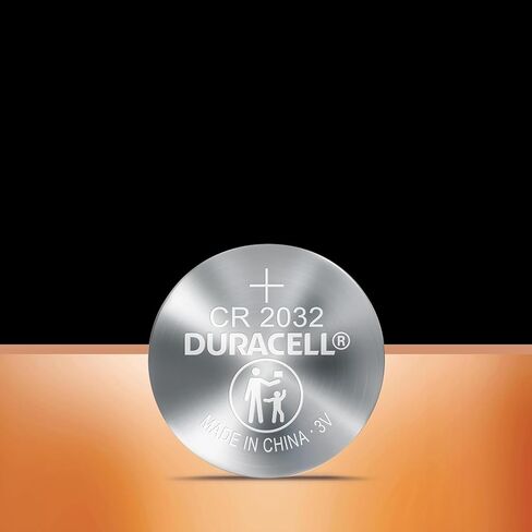 DURACELL CR2032 3V Lithium Battery, Child Safety Features, 2 Count Pack, Lithium Coin Battery for Key Fob, Car Remote, Glucose Monitor, CR Lithium 3 Volt Cell (Pack of 2) in Saudi Arabia
