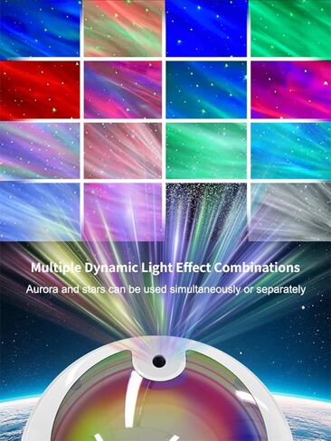Northern Lights Aurora Projector Galaxy Night Light, Astronaut Star Projector with Adjustable Head, Heart-Hugging Space Lamp for Kids Bedroom Ceiling Decor, Remote & Timer, Christmas & Birthday Gift in Saudi Arabia