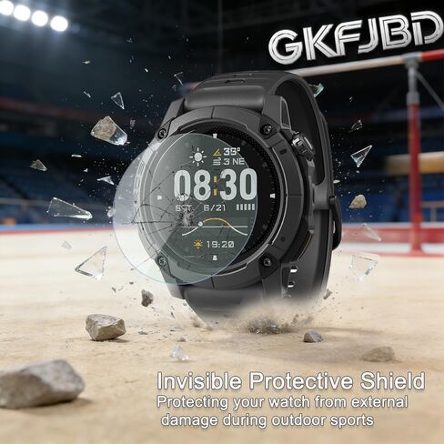 حافظة متوافقة مع COROS NOMAD Outdoor GPS Smartwatch واقي شاشة HD من الزجاج المقسى وحافظات ناعمة من السيليكون (عبوة من 3+2) in Kuwait
