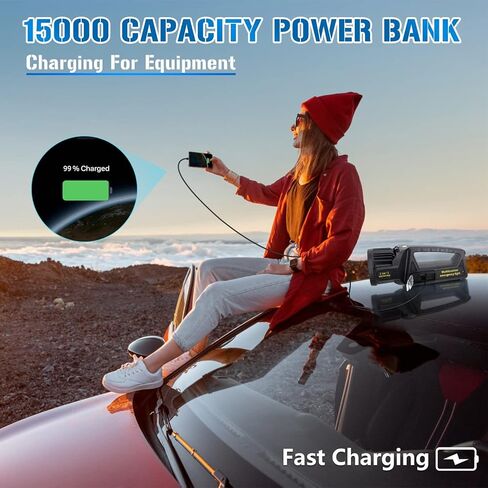 Spotlight 3000000 Lumens, 9 Modes Rechargeable Led Spotlight Flashlight with 350° Rotate Head, Super Bright Spot Lights Outdoor Handheld, IPX6 Waterproof Solar Flashlight As Seen on TV, XX-Large in Saudi Arabia
