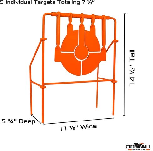 Do All Outdoors Dialed Spinner Steel Shooting Target for .22 Caliber in Kuwait