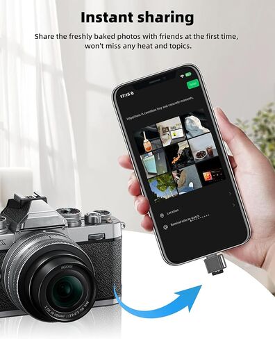 محول قارئ بطاقات Micro SD لهاتف iPhone 17 16 15 Pro Max USB C إلى TF عصا ذاكرة الكاميرا الرقمية لملحقات Apple Type C فتحة صور محول كابل Android مدمج لتخزين السيارة والكمبيوتر المحمول المحمول Mini in Saudi Arabia