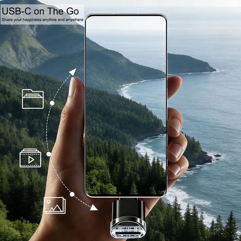 قارئ بطاقات USB-C وUSB مزدوج لبطاقات SD وTF - سعة تشطيب معدني شديد اللمعان - متوافق مع أجهزة الكمبيوتر المحمولة والمزيد، نقل البيانات المحمولة|تصميم معدني أنيق in Kuwait